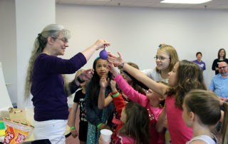 Girls and engineering event at The Works Museum in Minnesota.